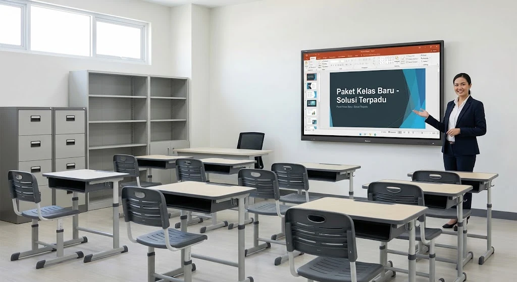 Ruang kelas baru modern dan lengkap