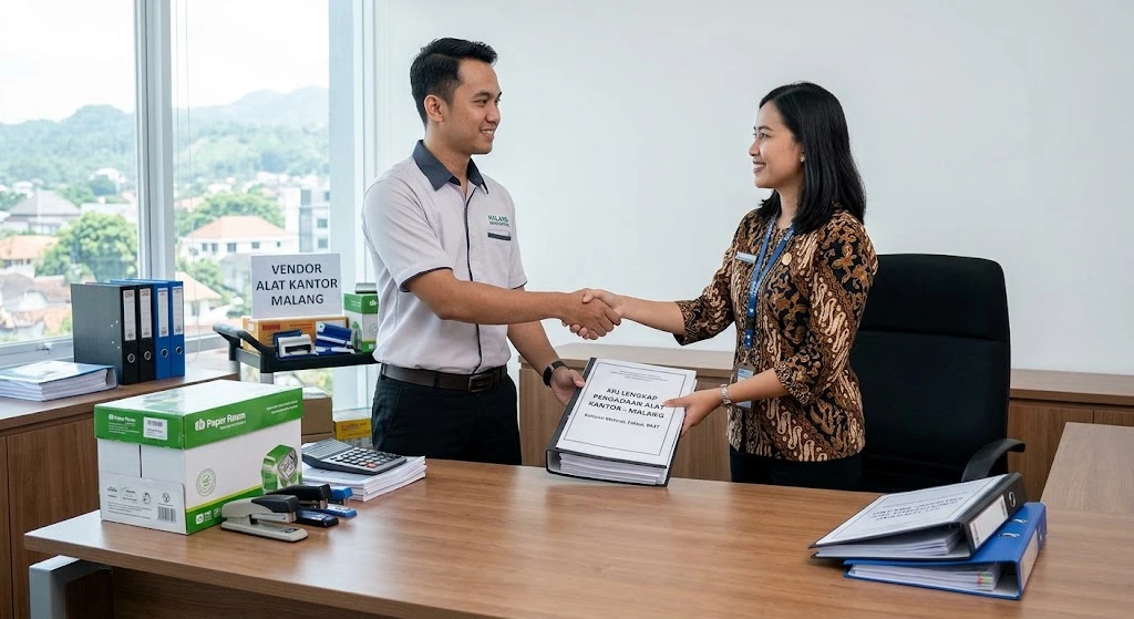 Vendor alat kantor Malang dengan jaminan dokumen SPJ lengkap