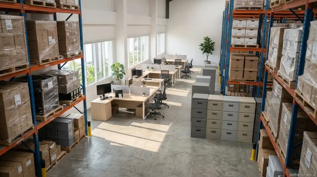 Panduan Penataan Layout Furnitur Kantor Minimalis Efisien
